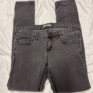 Free People Denim Light Black Jean SZ 30 Skinny women’s Junior